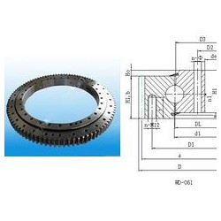 洛陽松瑞機(jī)械供應(yīng)值得信賴的輕型系列回轉(zhuǎn)支承（薄型）外齒式，輕型系列回轉(zhuǎn)支承（薄型）外齒式價(jià)格