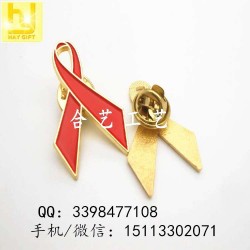 艾滋病徽章，紅絲帶徽章，愛心胸針，慈善機構(gòu)襟章