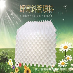供應(yīng)六角蜂窩斜管填料 自來(lái)水處理沉淀池斜管填料電廠污水廠