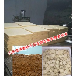 哪里有切絲不斷的千頁豆腐切絲機，一次成型千頁豆腐切絲機