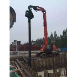 日立490打樁臂，打樁機(jī)打樁臂改裝定制廠家 打拔鋼板樁護(hù)筒裝