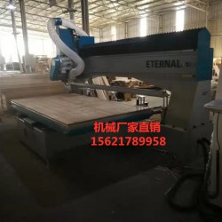 木工數控縱橫鋸邊機，全自動往復式鋸邊機，數控電子鋸邊機