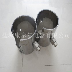 康泰爾電器_帶插頭云母加熱圈 管道不銹鋼加熱套 不銹鋼電熱圈