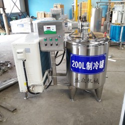 牛奶冷藏罐鮮牛奶制冷罐鮮奶臥式儲存運輸罐